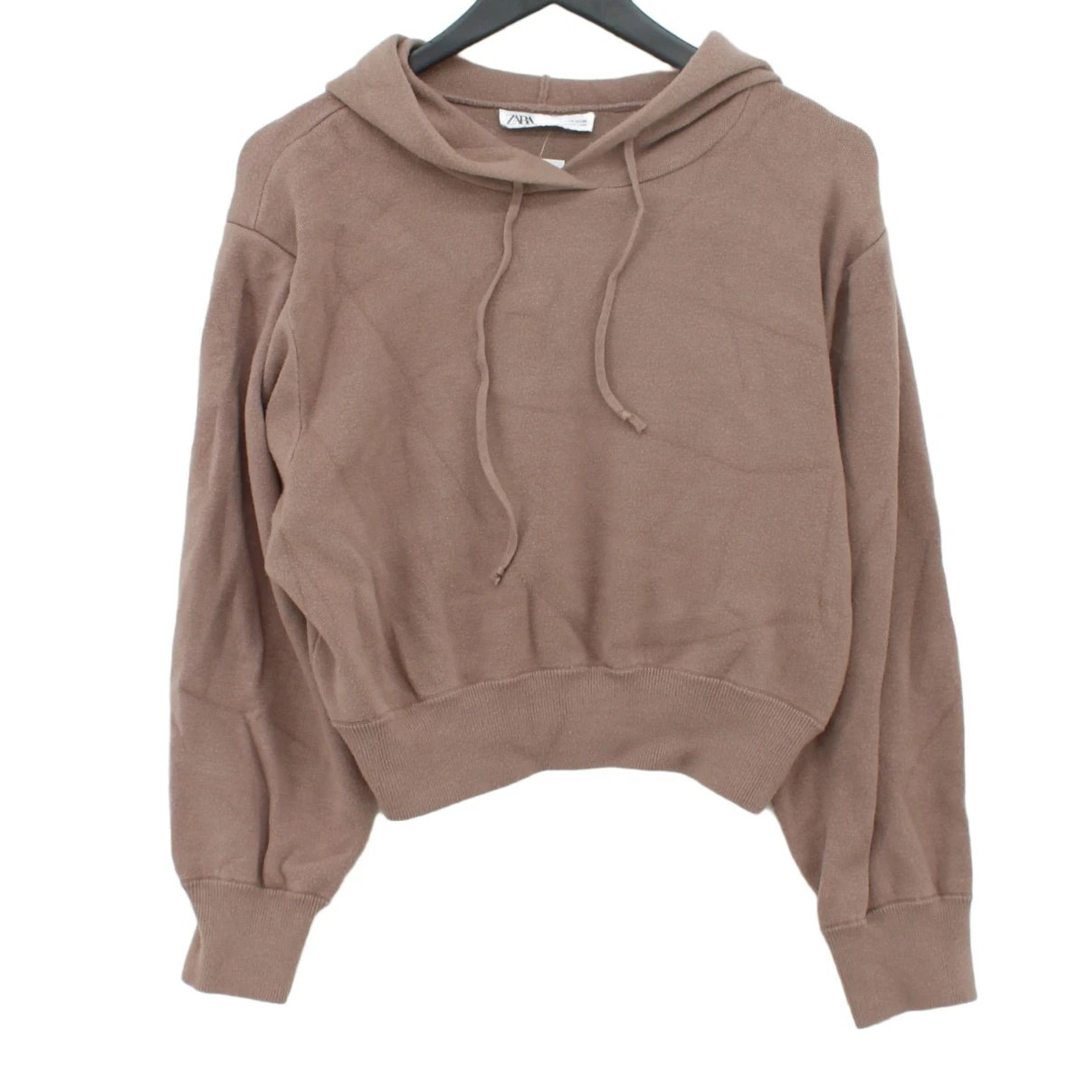 zara hoodie brown