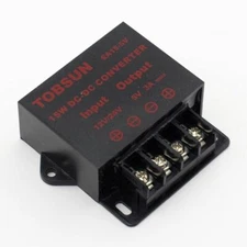 Power Converter DC 12V/24V to DC 5V 3A 15W Step Down Buck Voltage Regulator