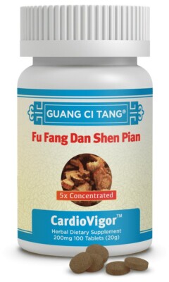 复方丹参/丹參片五倍浓缩 Fu Fang Dan Shen Pian(Cardiovigor/ high potency 5X)100 Tablets