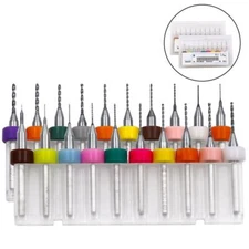 20pcs Micro Drill Bits Set Rotary Tool for PCB Print Circuit Board CNC Engraving