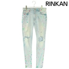 Amiri Painted Damaged Denim Pants for Men 31 Inches Used