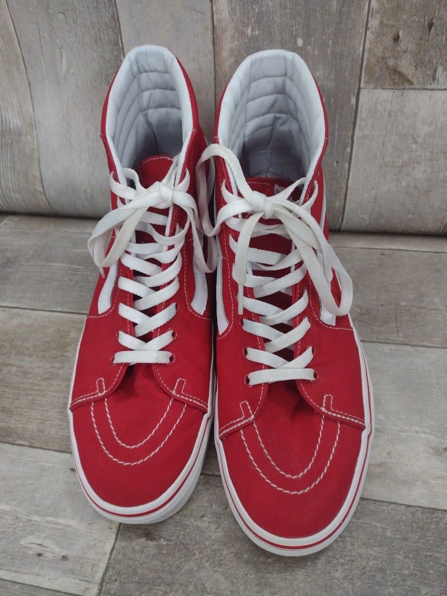 vans sk8 hi formula red