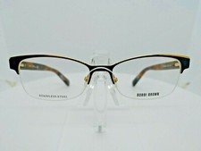 Bobbi Brown THE BAXTER E8W Navy / Havana 53 x 16 Eyeglass Frames