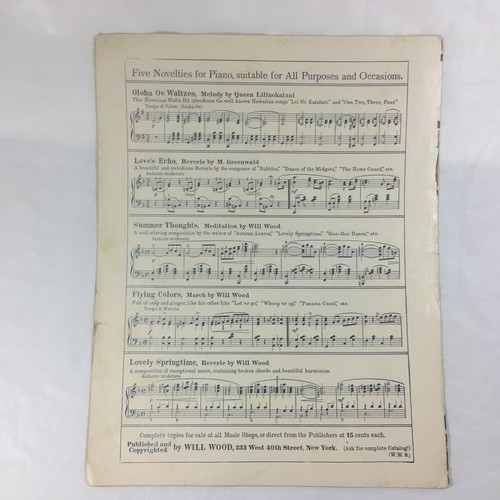 1917 Flying Colors March Will Holz Noten Erster Weltkrieg Silhouette Soldaten - Bild 2 von 4