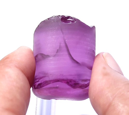 Certified 129.90 Ct Natural Alexandrite Color Change Kazakhstani Rough Gemstone - Picture 7 of 8
