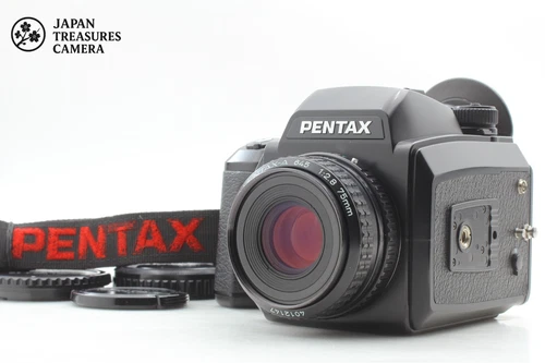 [MINT w/Strap] PENTAX 645N Medium Format Camera A 75mm F2.8 Lens 120 Back JAPAN