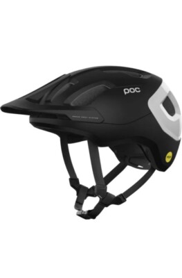 POC Axion Race MIPS Helmet Adult Small 51 - 54cm Uranium Black Hydrogen White