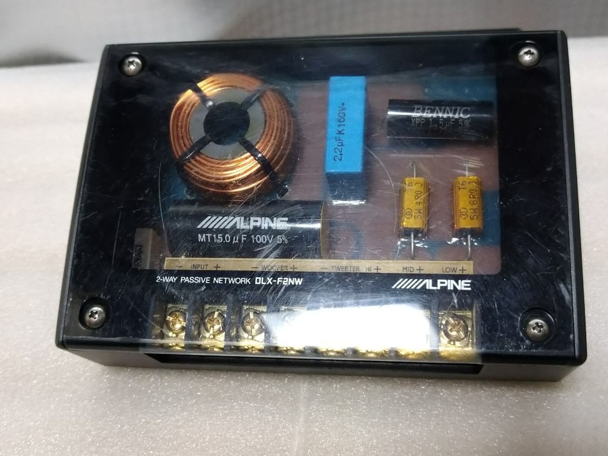 カーオーディオ ALPINE 2-Way Passive Network DLX-F2NW ALPINE DLX-F2NW high-quality sound 2WAY PASSIVE NET WORK Tested | eBay