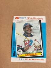Don Baylor ~ Kmart 1962-1982 20th Anniversary Baseball Cards - Angels