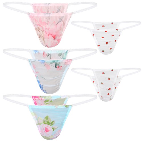 Men's Floral Print Low Rise G-string Thong Sissy Panties Bikini Briefs Underwear - 第 1/83 張圖片