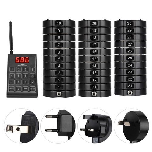 SU-668S Restaurant Nursery Wireless Calling System Pager for Hospital Food Truck - Photo 27/27