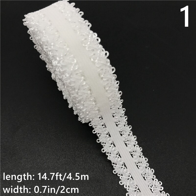 4.5m Lace Stretch Ribbon Band Webbing Costume Trimming Handcraft DIY Sewing