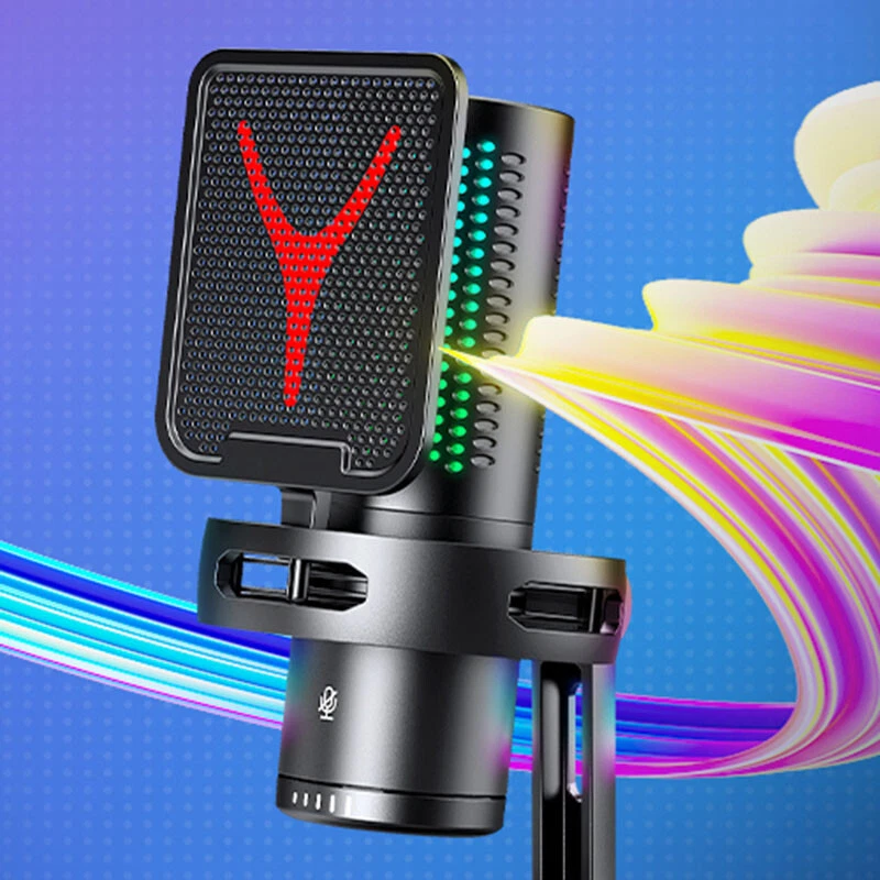 Professional Condenser Microphone for PC/Android Phone USB-C AUX Podcast Gaming - Image 3 of 4