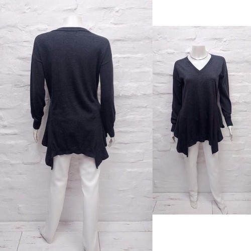 Falconeri S Women's Gray Sweater Extra Fine Merino Wool - 第 4/5 張圖片