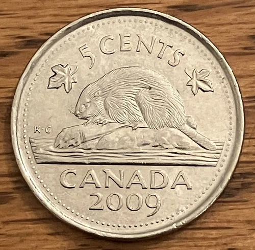 2009 Canada 5 Cents — photo from the most recent tracked eBay sale