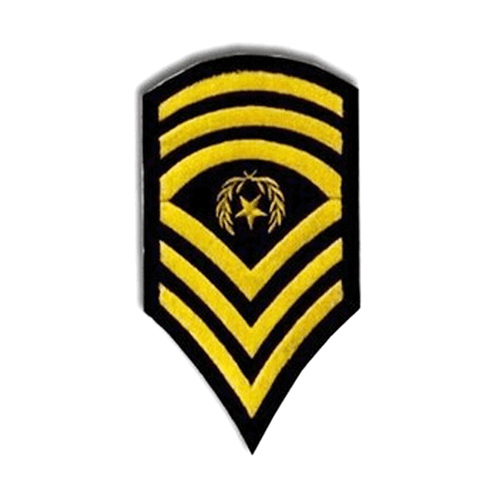 USA Army Command Sergeant Major E-9 Class A Rank Hook & Loop PATCH - Picture 6 of 6