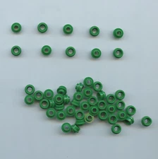 LEGO x 50 Green Plate, Round 1 x 1 with Open Stud NEW 85861