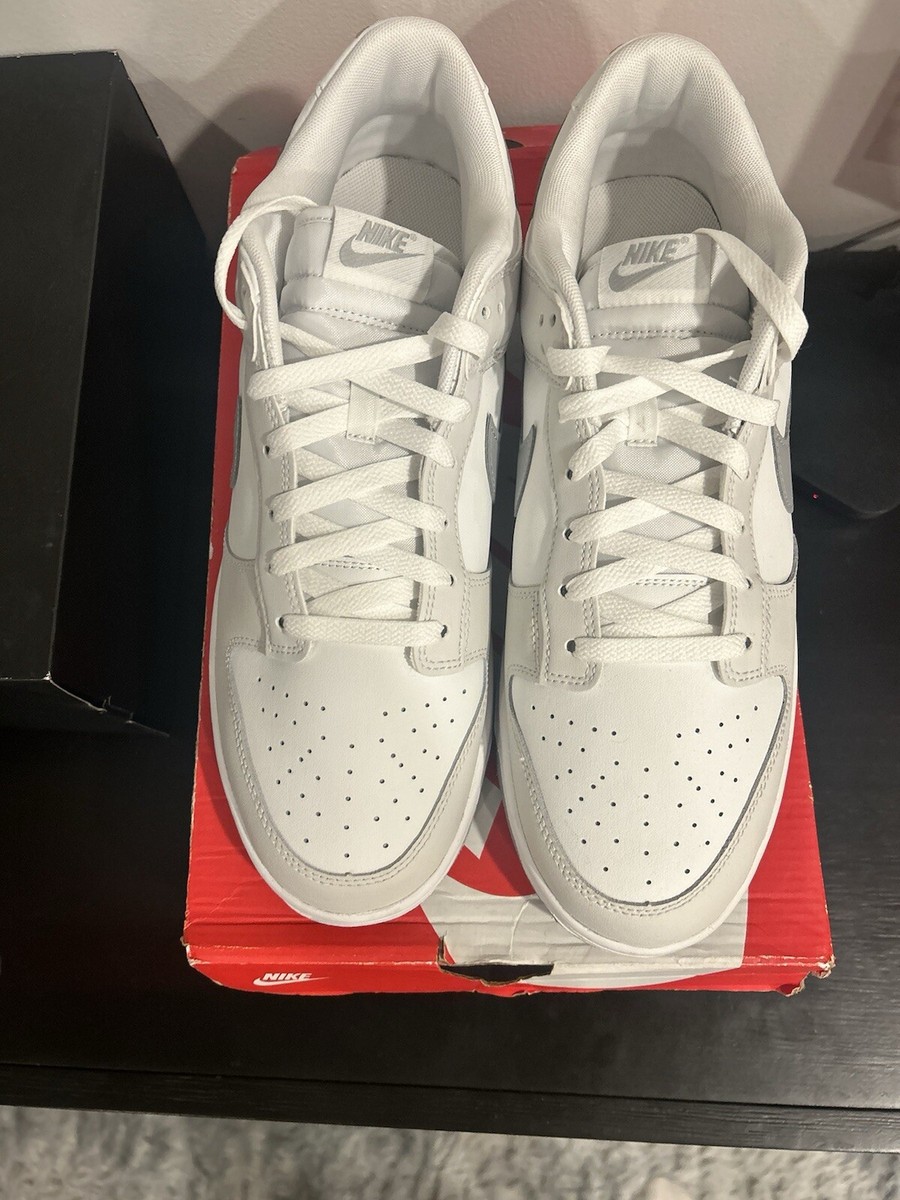 DS Size 13 Nike Dunk Low Retro Summit White Light Smoke Grey
