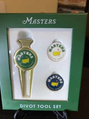 2022 Masters Divot Tool Ball Marker Set Augusta National Golf Club ANGC ⛳️ 🔥