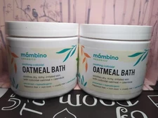 Lot of 2 Mambino Organic Soothing Colloidal Oatmeal Bath Soak Each 6 oz/ 170g. 