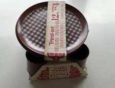 Vintage National Home Products New In Package Melamine Trend-Set  Ware 12 Pieces