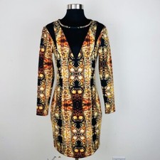 Ministry Of Style Dress Womens Bohemian Floral Print Sheath 6