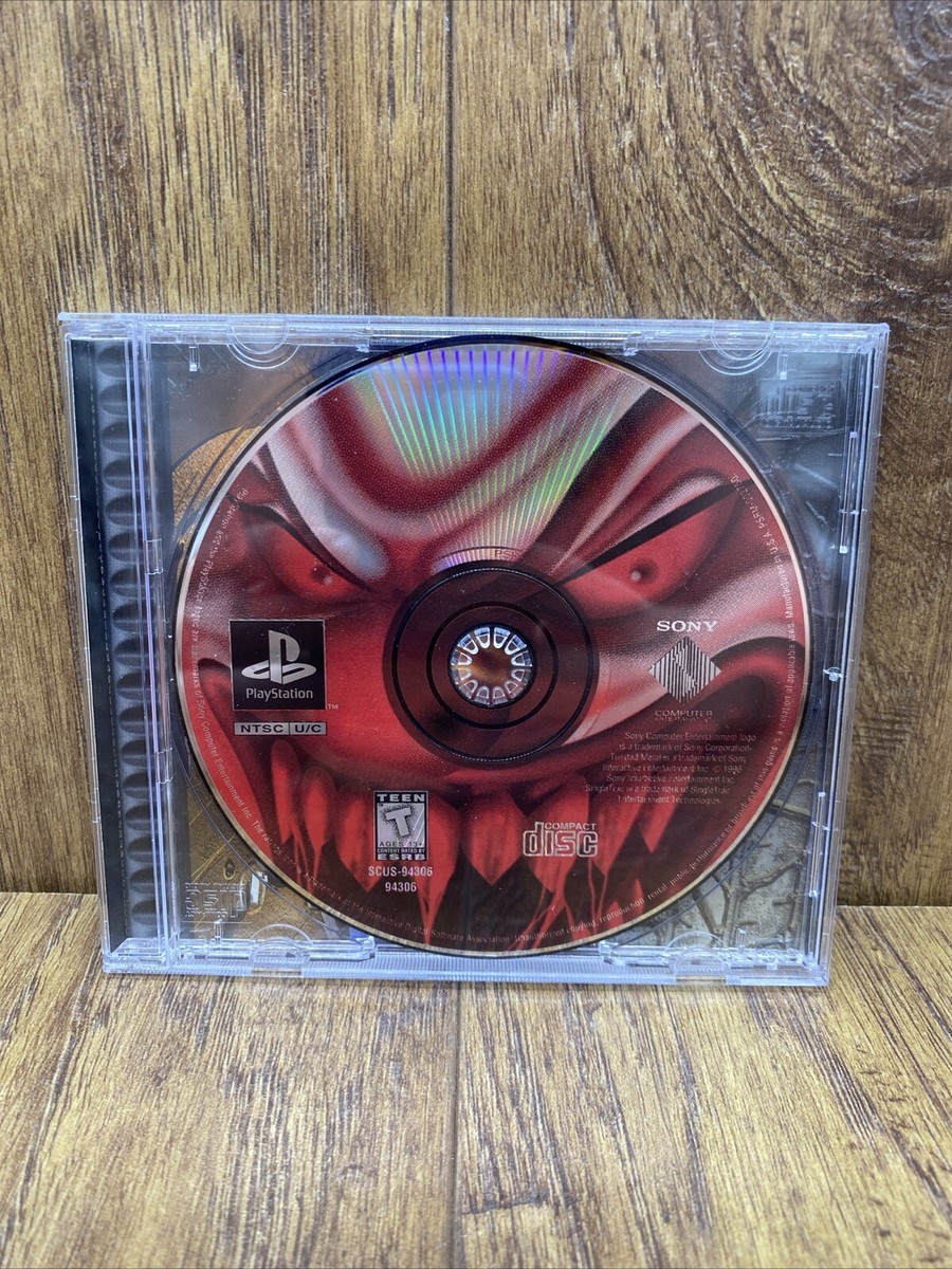Twisted Metal 2 (Sony PlayStation 1, 1997) No Manual Tested Read 