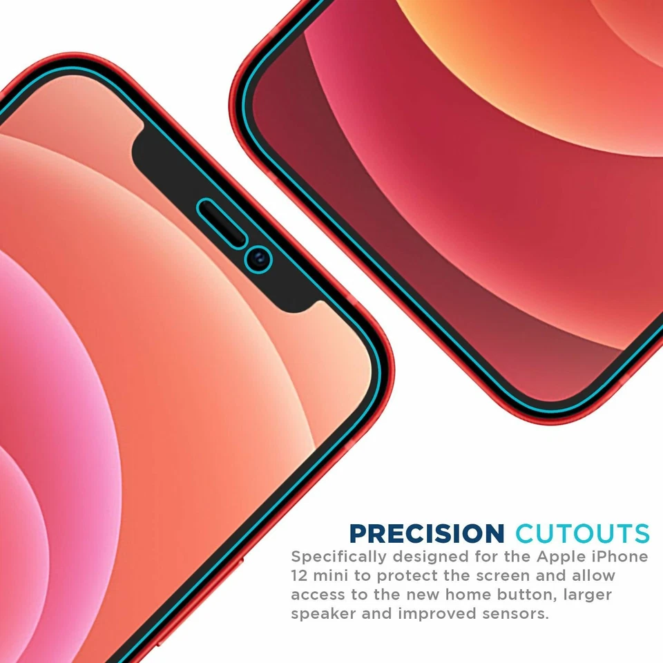 Tech Armor HD Clear Camera lens and Screen Protector for iPhone 12 mini (1-Pack) - Image 4 of 4