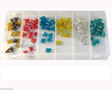 120 pc Low profile Mini Car Fuse Auto Trucks SUV'S Auto Fuses Color Coded