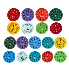 9 Stück Mathe-Fakten-Fidget-Spinner, Fidget-...