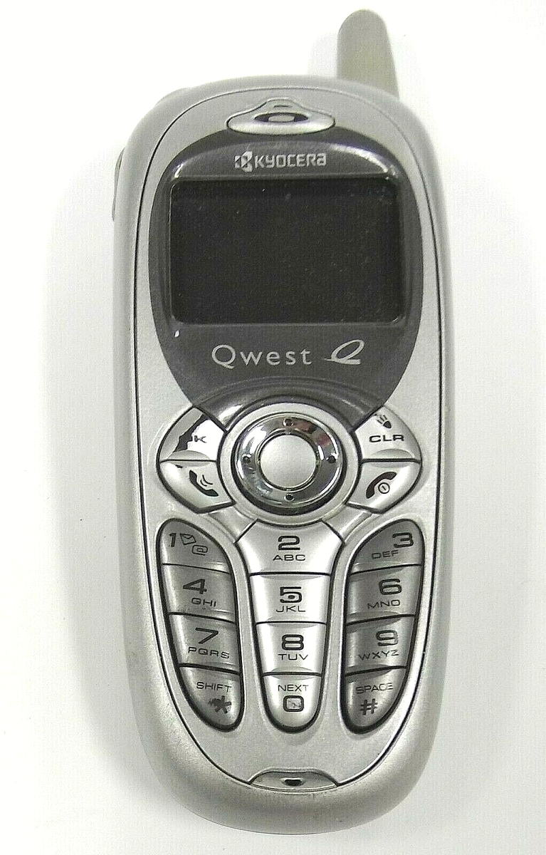 Kyocera K494 - Gray and Silver ( Qwest Communications ) Very Rare
