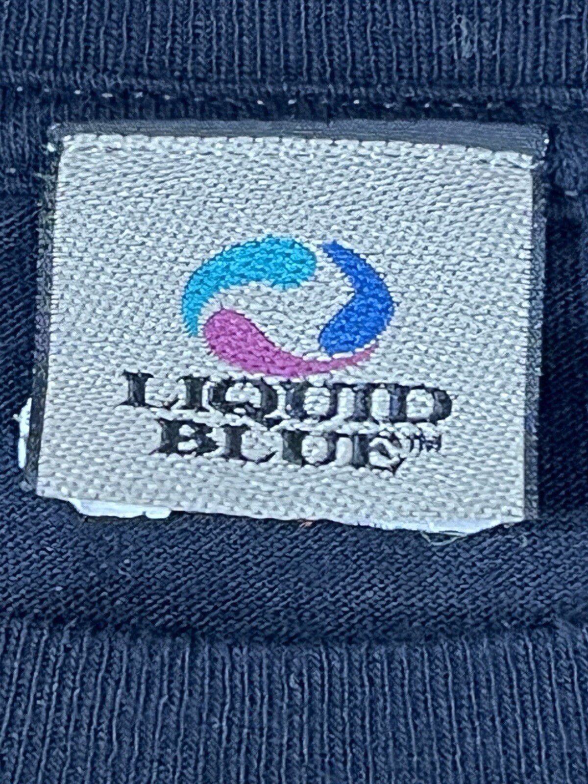 Liquid Blue Exploding Paint Psychedelic Skull Gra… - image 5