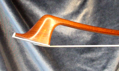 Schöner Kontrabassbogen Pernambuco gestempelt D Muniz Brasil 136gr. 69cm. - Bild 7 von 17
