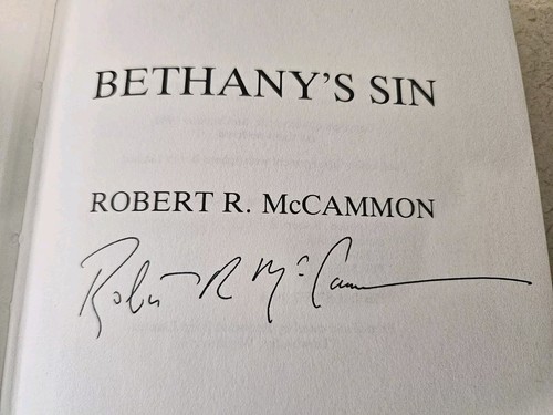 Bethany’s Sin Robert McCammon SIGNIERT 1. UK Kinnell Hardcover Edition Horror Auto - Bild 8 von 10