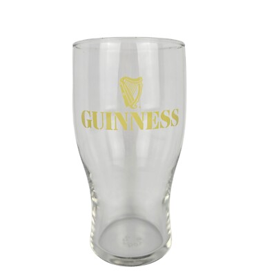 Arcoroc Guinness Beer Glass With Harp Logo 20 oz.