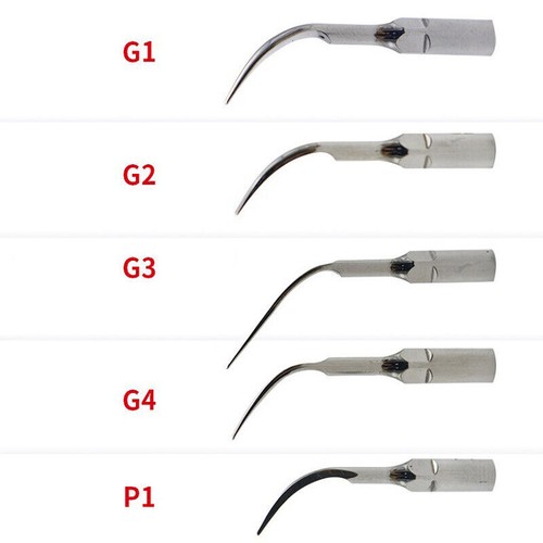 5 pezzi punte per ridimensionamento ad ultrasuoni dentali G1-G4 P1 adatte per picchio EMS manipolo o - Foto 2 di 27