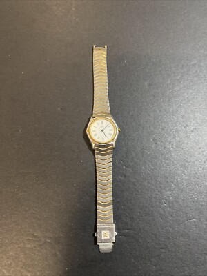 Ladies Ebel Classic Wave Stainless Steel With 18k Gold Metal Quartz Swiss Watch