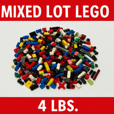 Lego Toy Lot Bulk 4 Lbs Mixed Building Bricks Blocks Parts Pieces MEDIUM SIZE