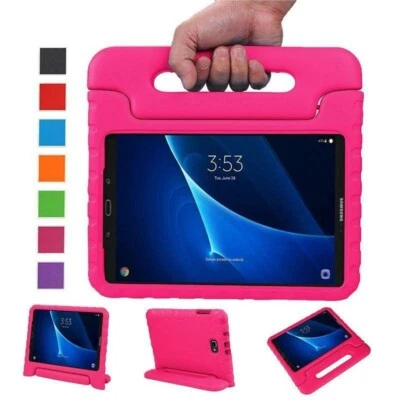GSM MOBILE LTD Samsung Galaxy Tab A A6 10.1 Full Body Case Handle Stand For Kids T580/T585