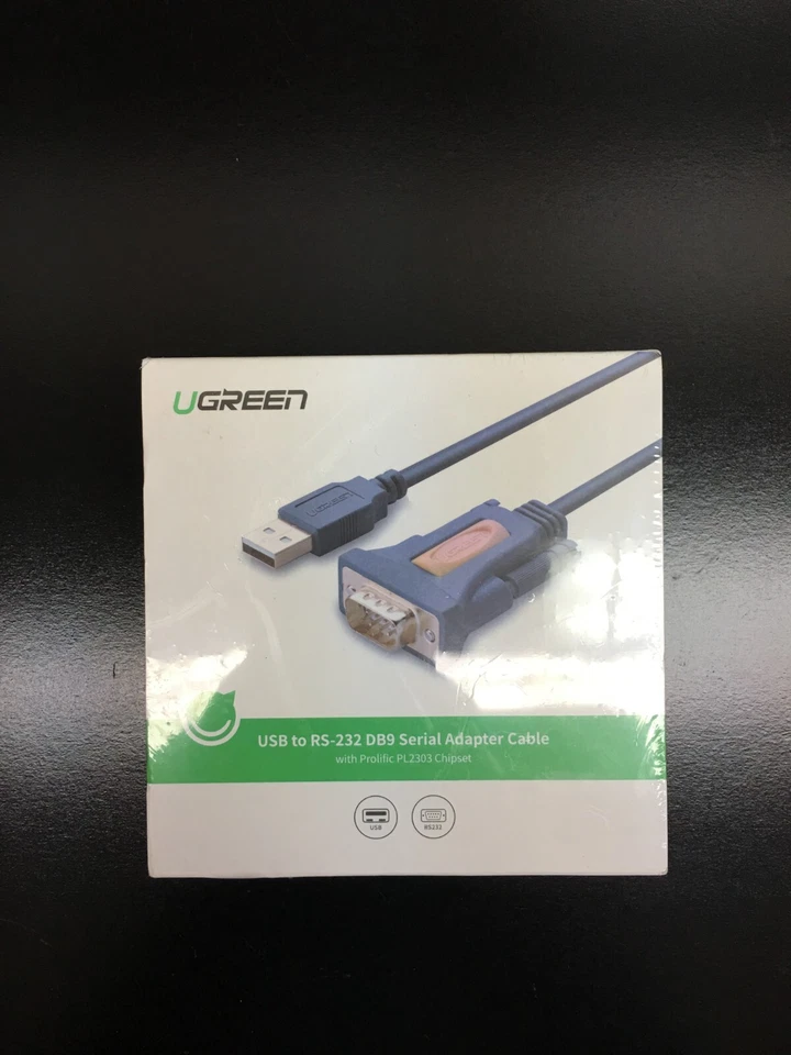 UGREEN PN X000PA6G2H USB to RS-232 DB9 Serial Adapter Cable - Image 3 of 4