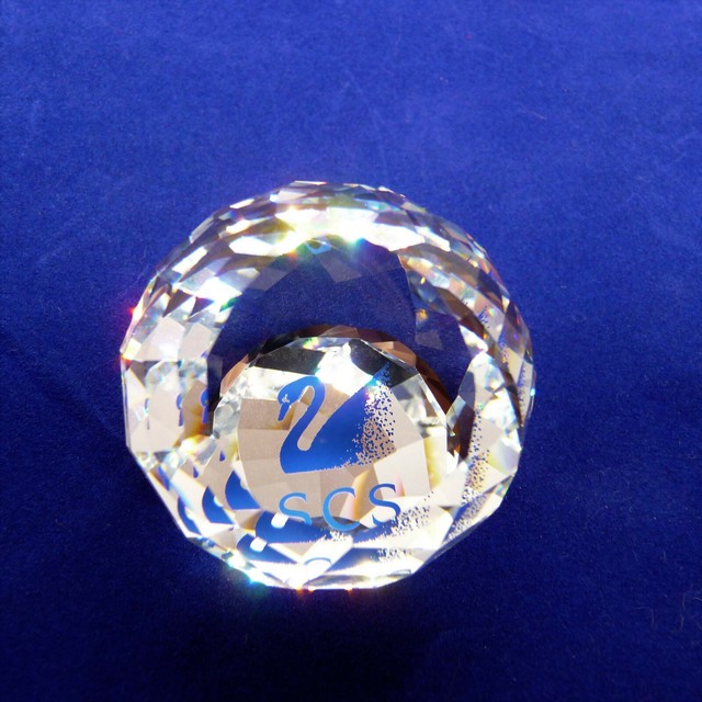 SWAROVSKI Blue Swan Paperweight 19881991 Joining Gift 🦢 40MM eBay