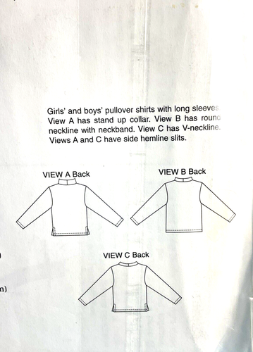 Camisas Kwik patrón de costura 3188 niños talla XS_XL 4-14 niños y niñas Kwik Serge - Imagen 4 de 5