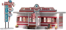 ® "Miss Molly'S Diner Built-&-Ready® Structure, HO Scale
