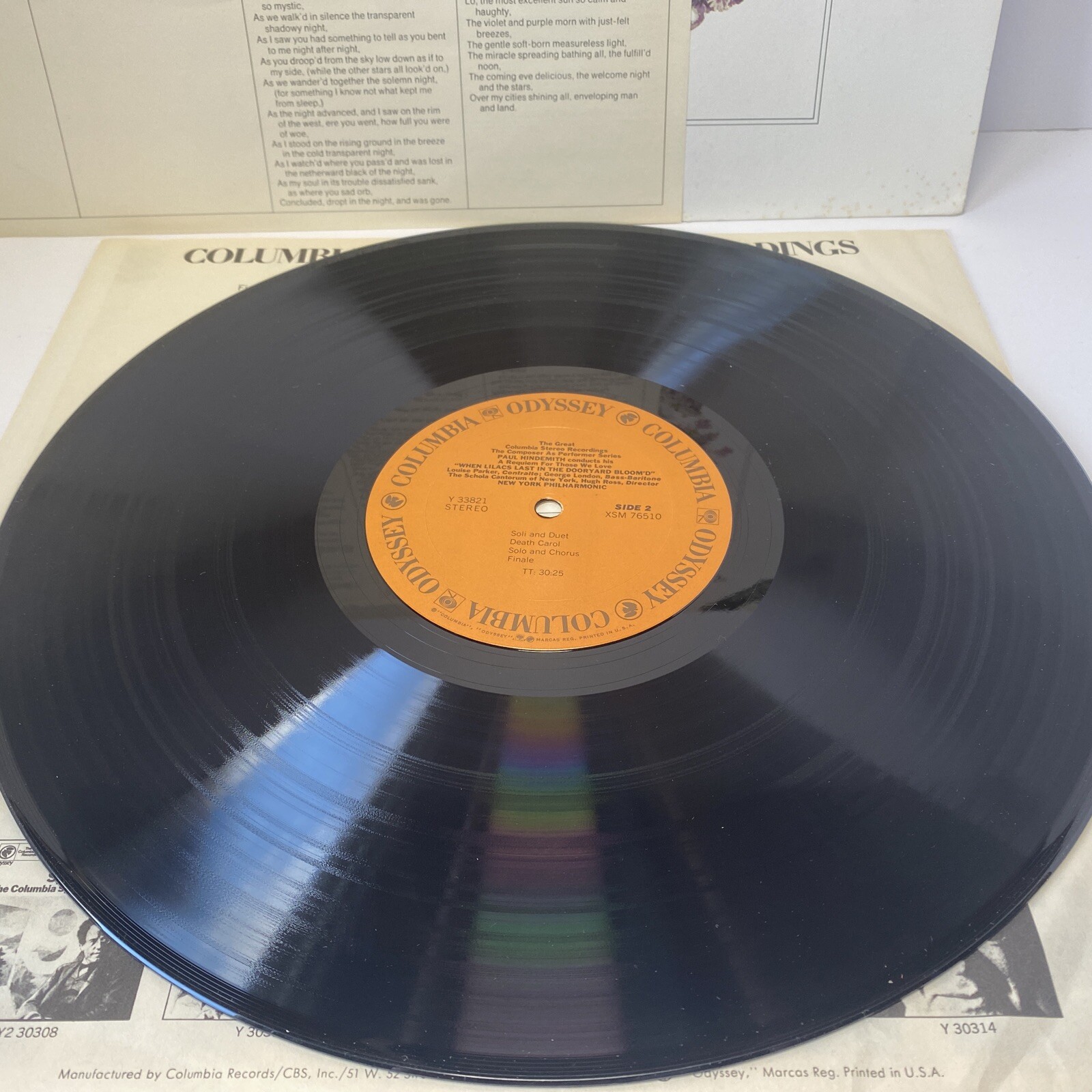 Hindemith Requiem For Those We Love "When Lilacs Last In The Dooryard