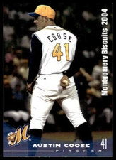 2004 Grandstand Austin Coose Team Card Montgomery Biscuits