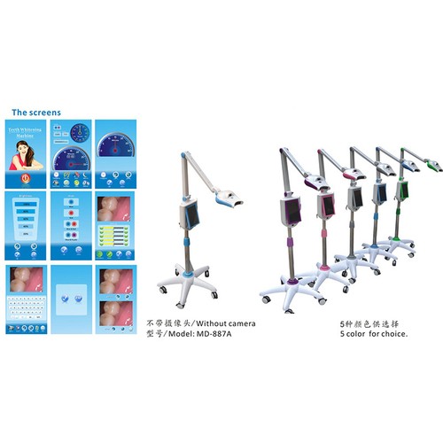 Dental 7inch Touch Screen Tooth Bleaching System Light Lamp With Camera MD887B - Picture 2 of 4