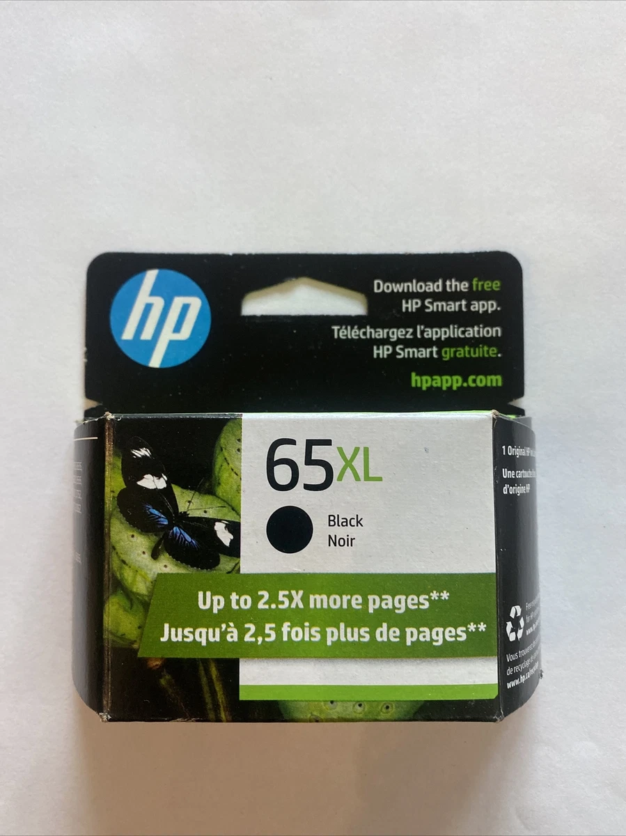 HP 65XL High Yield Black Ink Cartridge N9K04AN 140