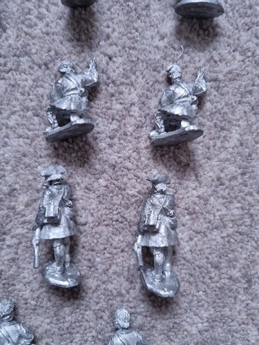 15 x FRONT RANK METAL AMERICAN WAR OF INDEPENDENCE US ARMY WARGAME FIGURES 40mm - Picture 11 of 12