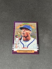 Ronald Acuna Jr 2019 Donruss Optic Pandora Purple #16 35/99