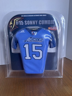 AFL Football League Los Angeles Avengers Mini Jersey Sonny Cumbie Giveaway Promo